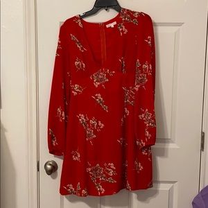 Emory Park Red Floral Dress